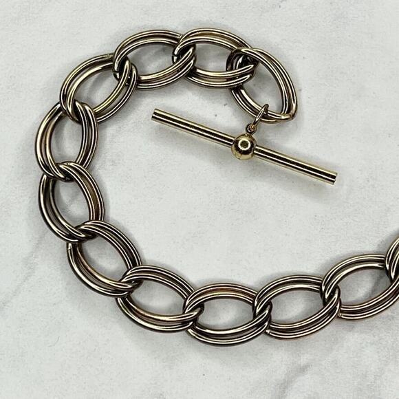 Gold Tone Drape Chain Link Belt - Size XS/S - Adjustable 8"-35.5" Metal Belt - Picture 8 of 8